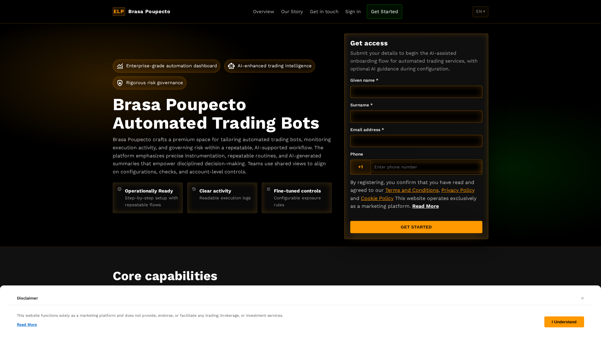Screenshot of brasapoupecto.digital