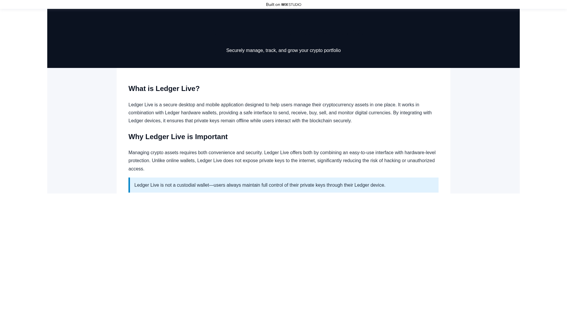 Screenshot of en-live-ledr.wixstudio.com
