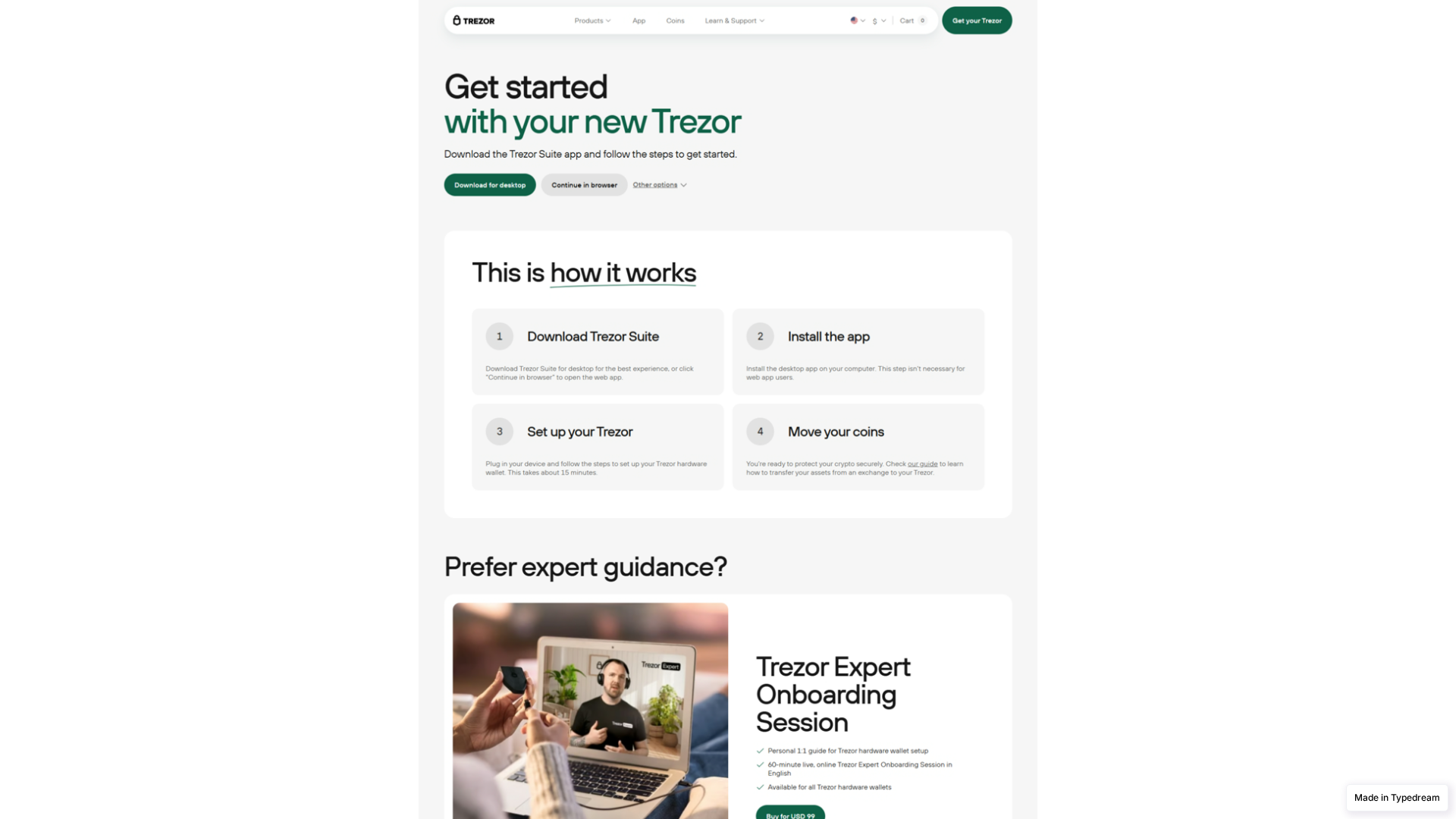 Screenshot of faq-trzro-io-pro.typedream.app