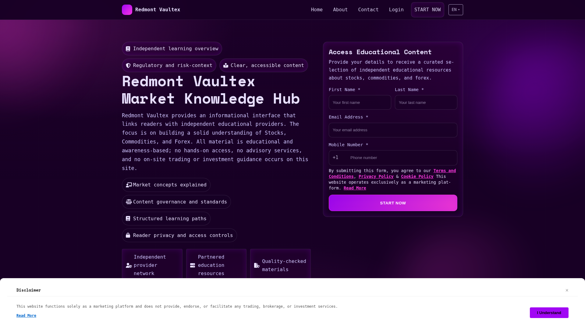 Screenshot of redmontvaultex-system.com