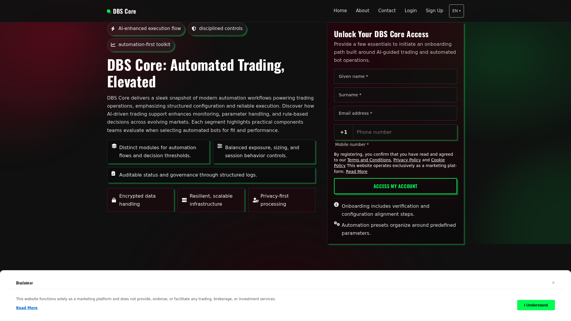Screenshot of dbscore.click