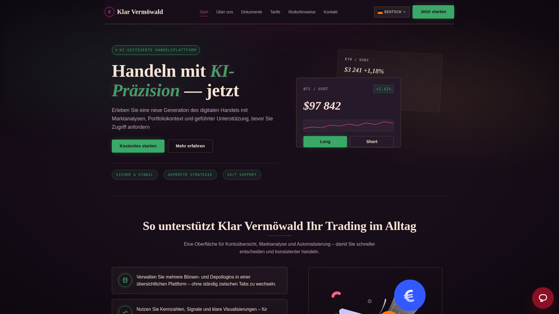 Screenshot of klar-vermowald.org