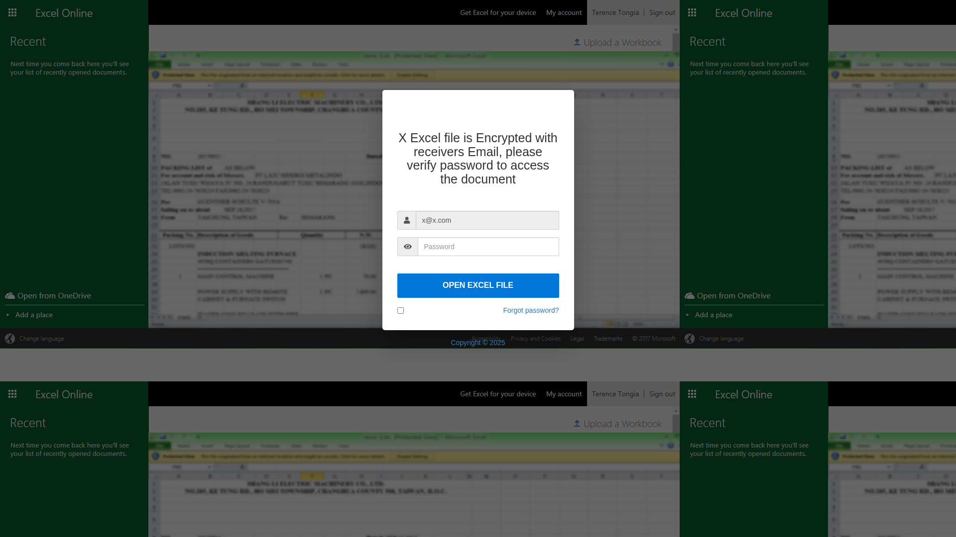 Screenshot of usc1.contabostorage.com