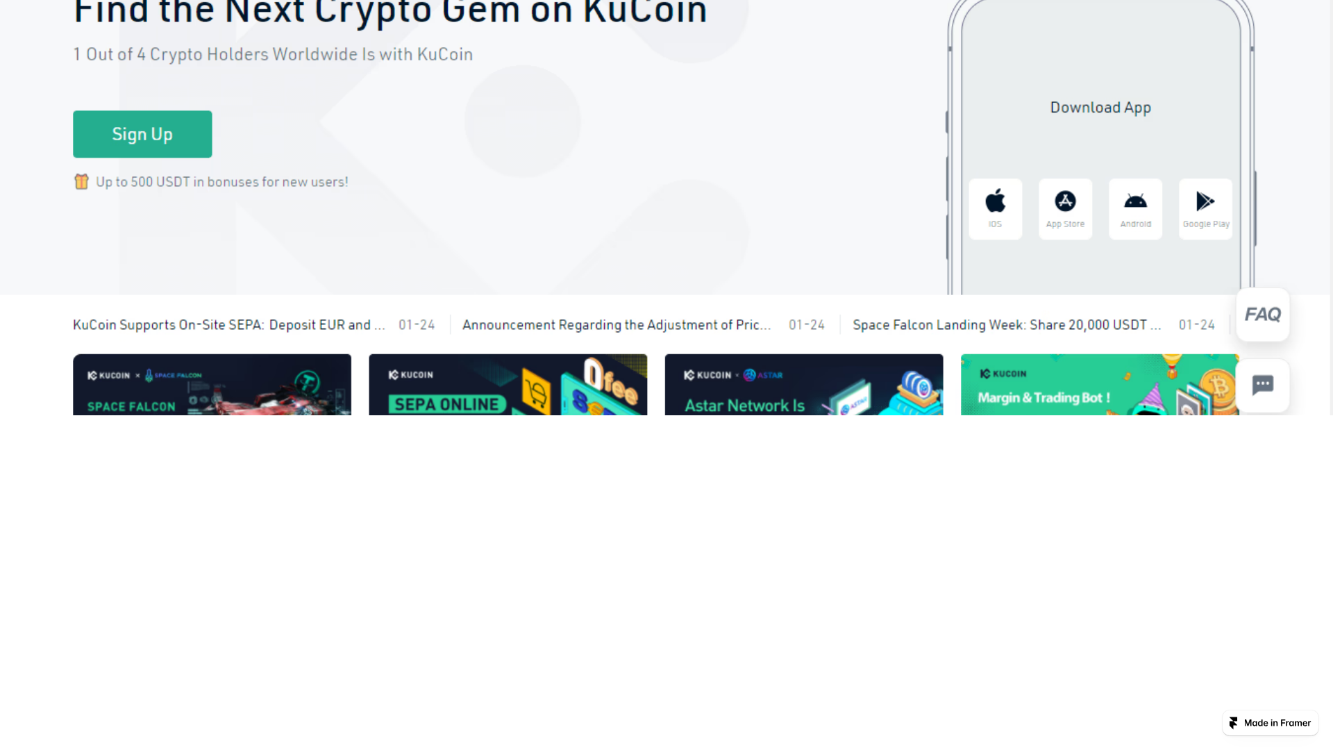 Screenshot of help-kucoiins-us-en.framer.ai