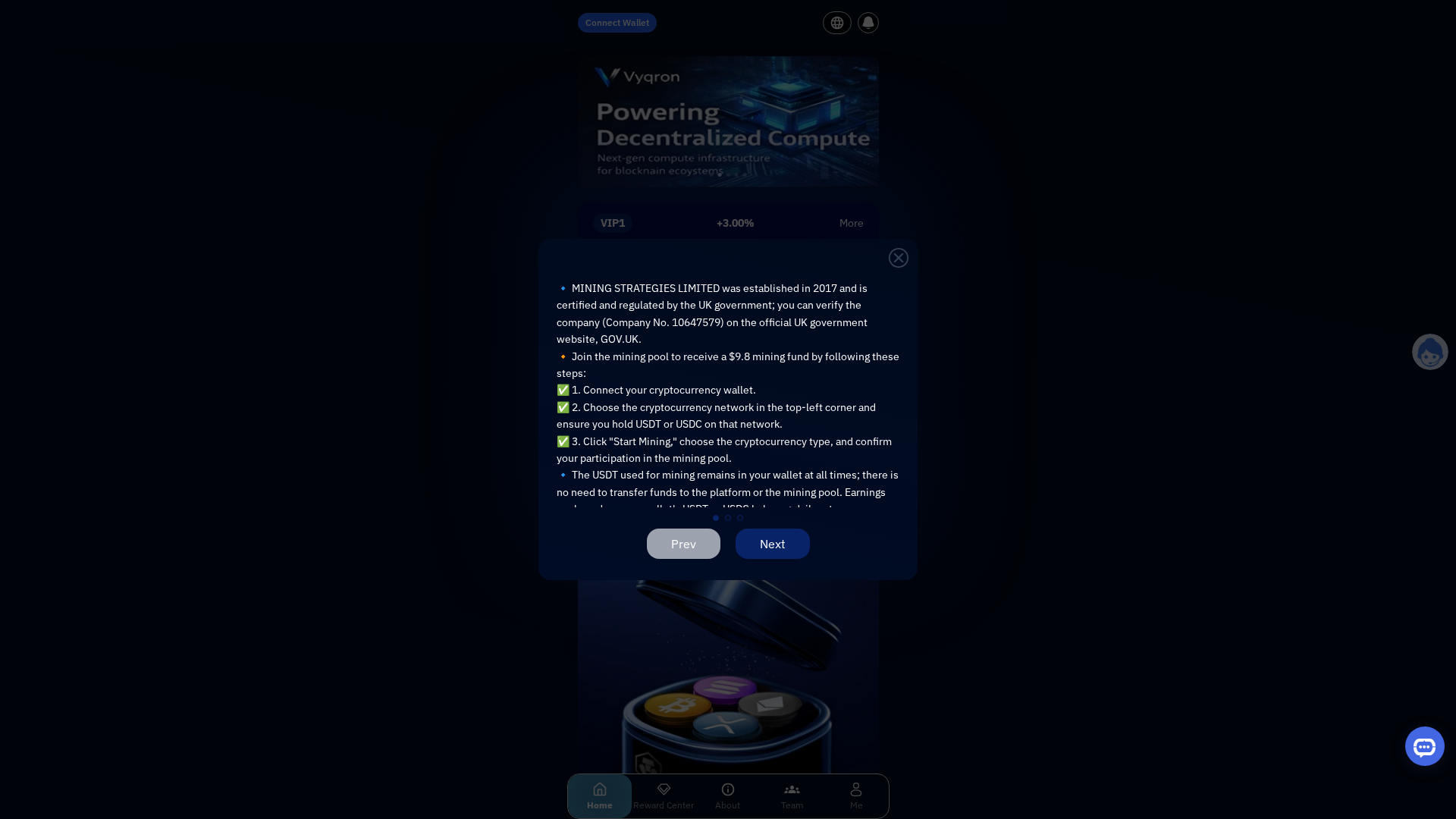 Screenshot of minings-ai.com