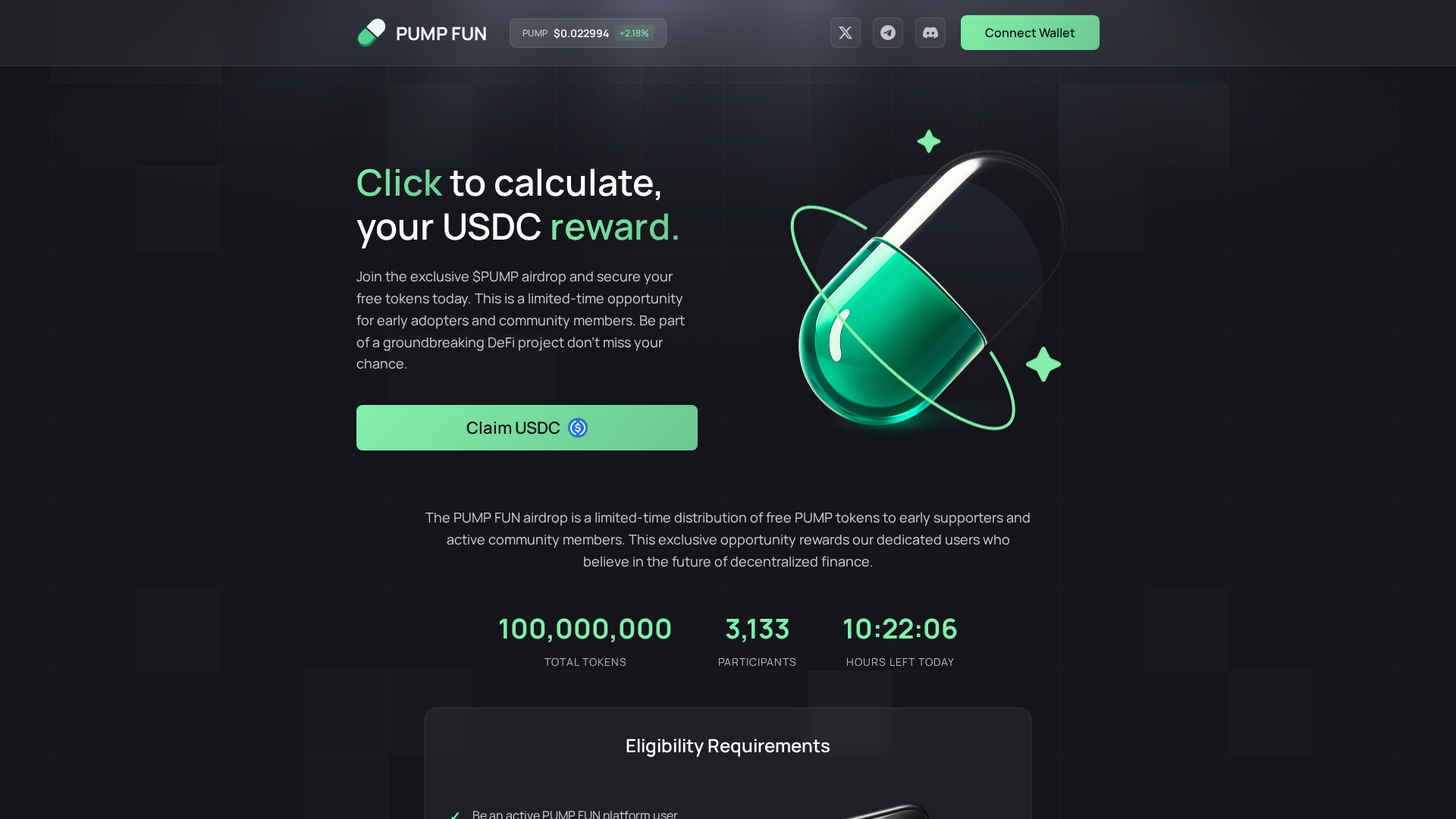 Screenshot of pump-5is.pages.dev