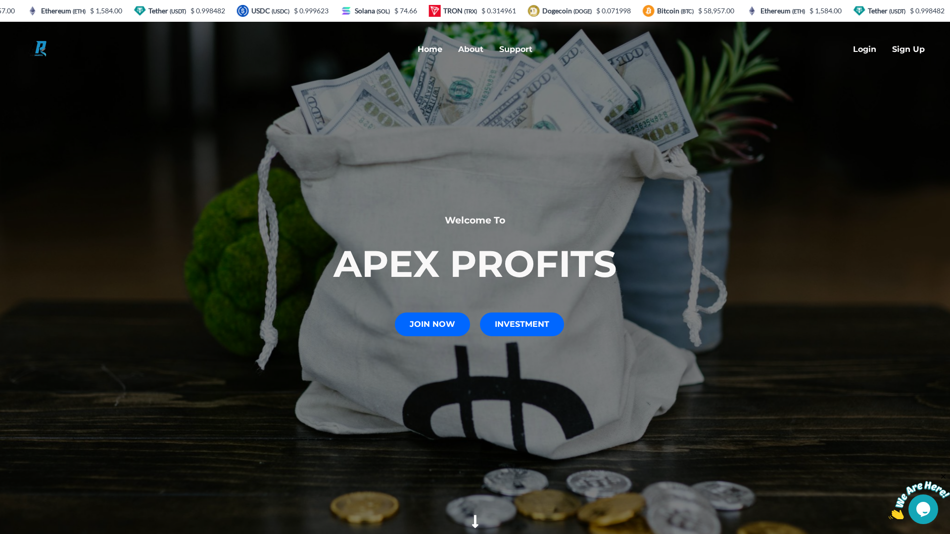 Screenshot of apexprofits.online