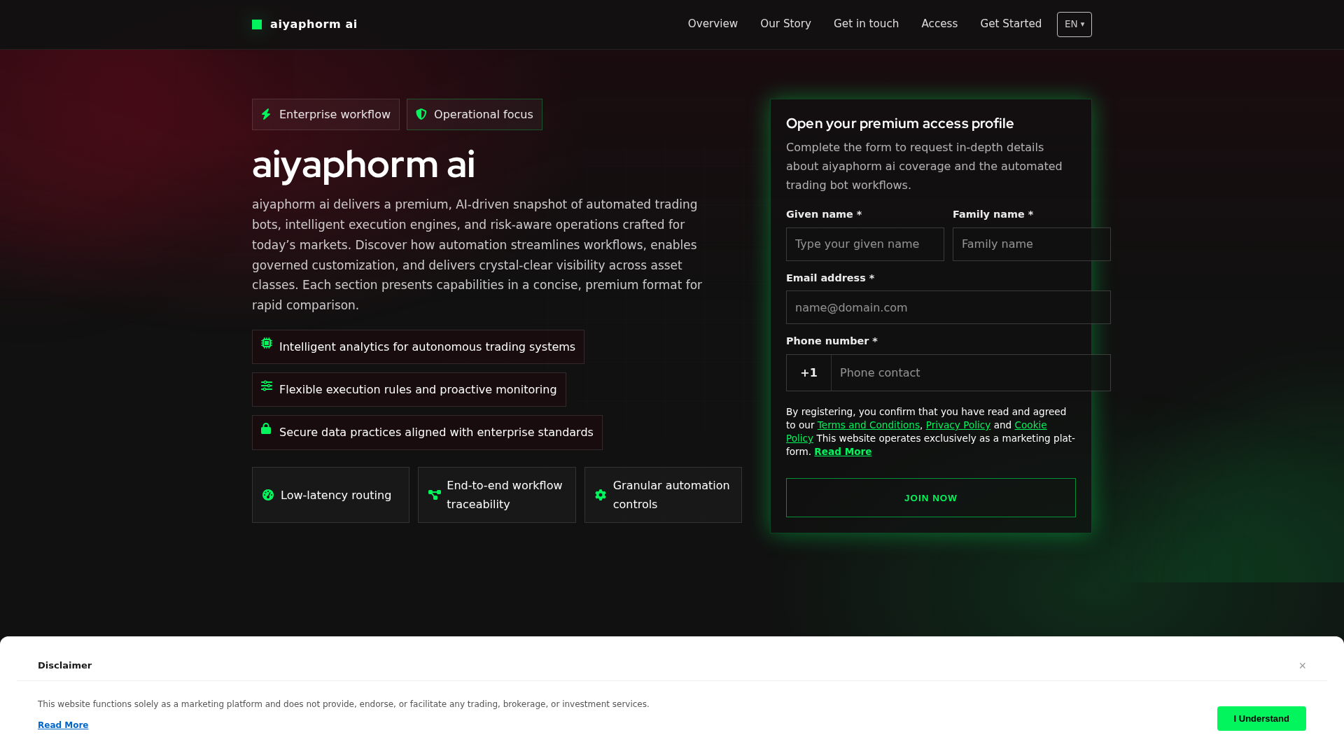 Screenshot of aiyaphormai.click