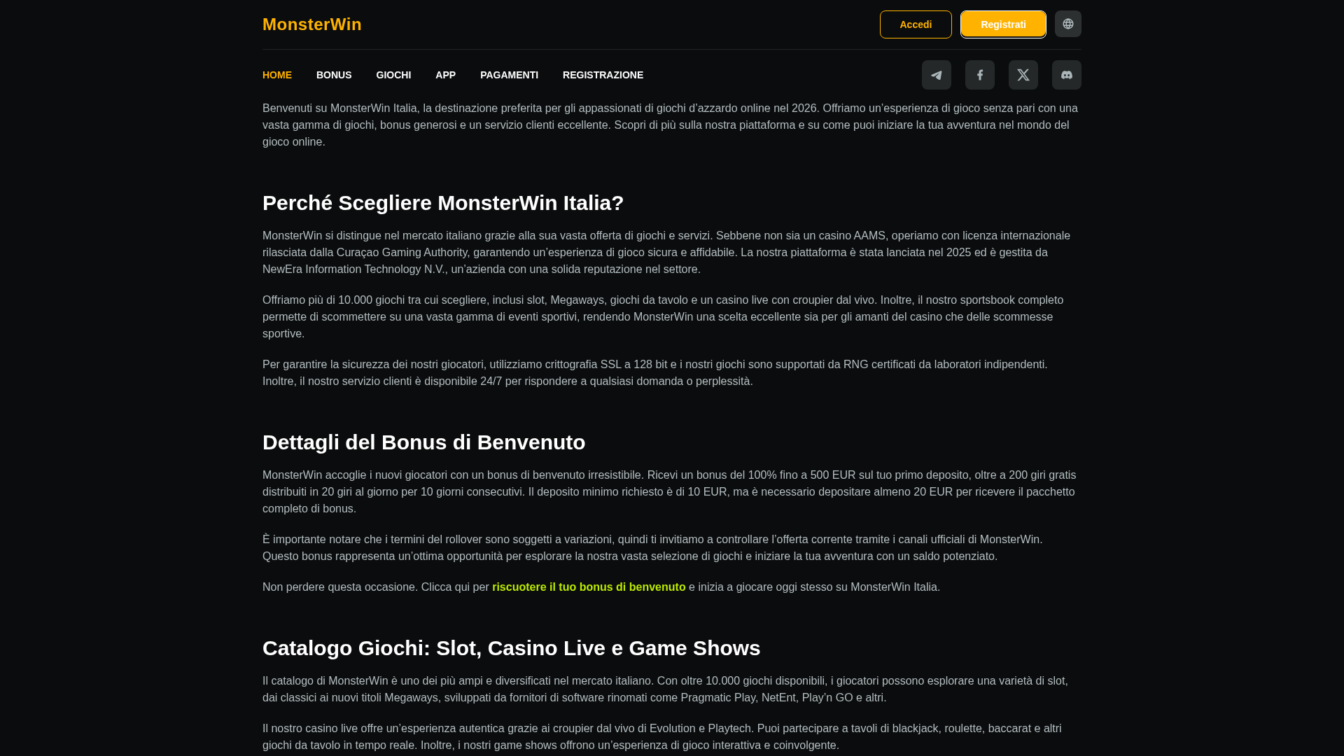 Screenshot of monsterwin-it.com