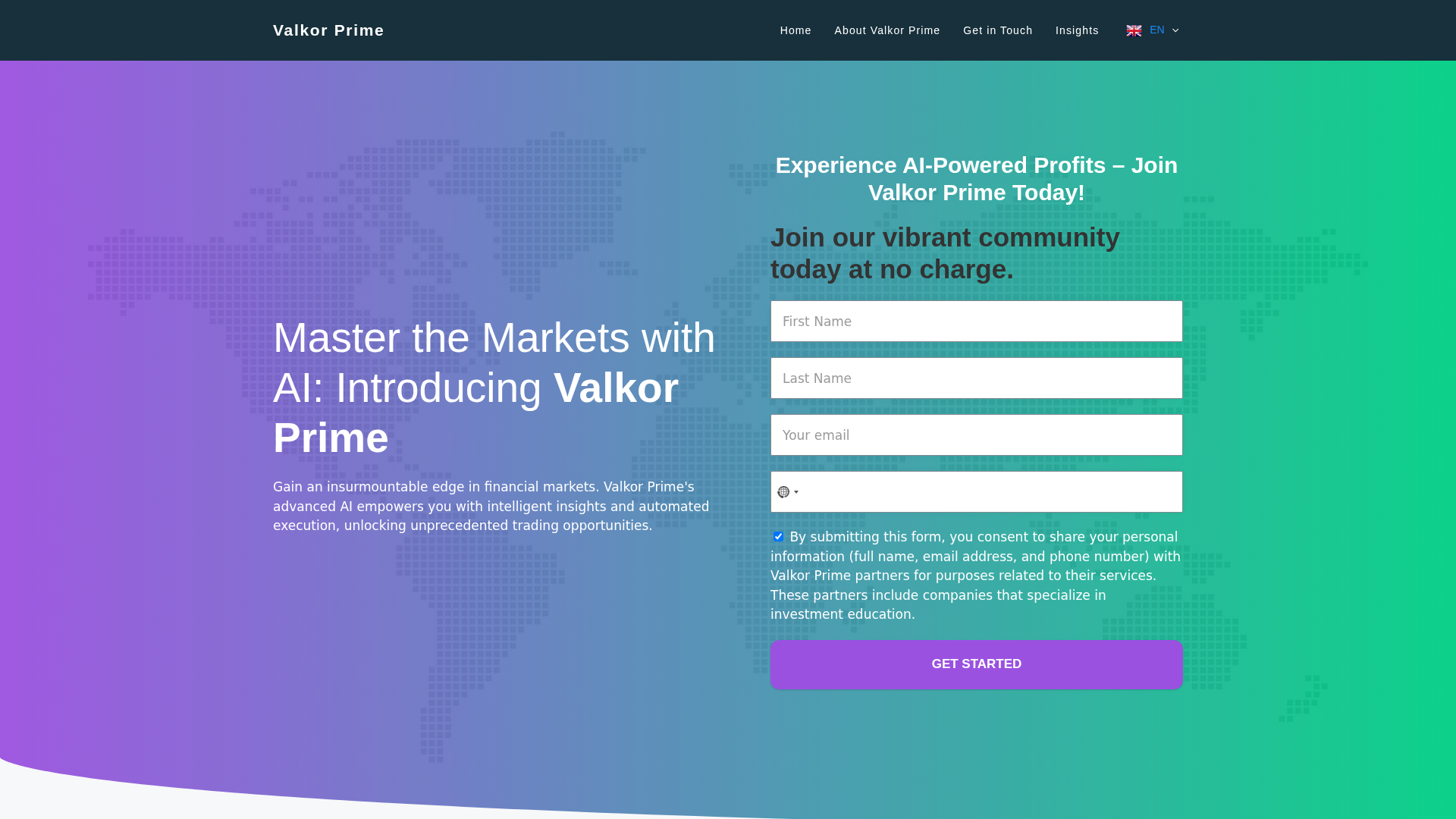 Screenshot of valkor-prime.com
