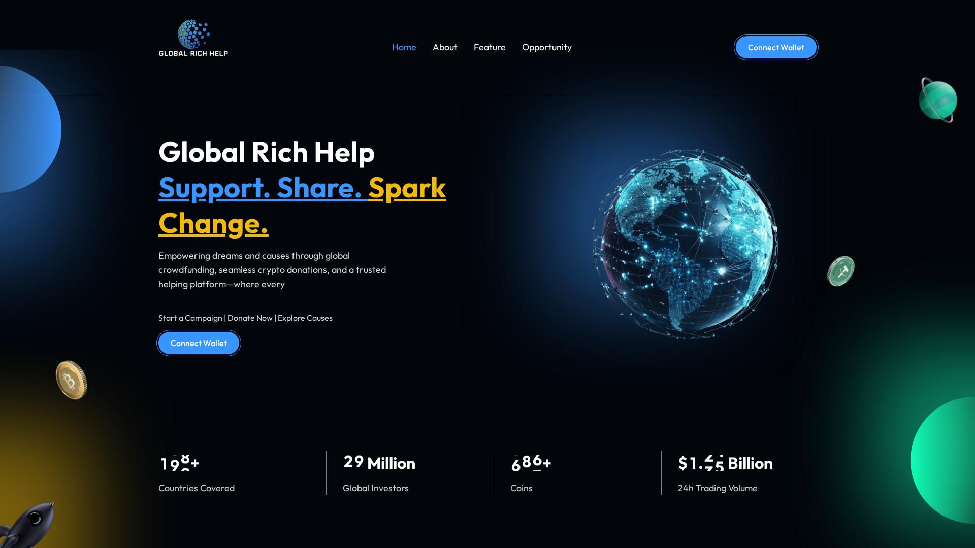 Screenshot of globalrichhelp.com
