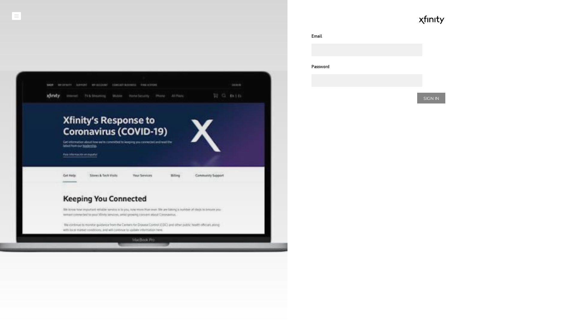 Screenshot of www.xfinitymail1.weebly.com