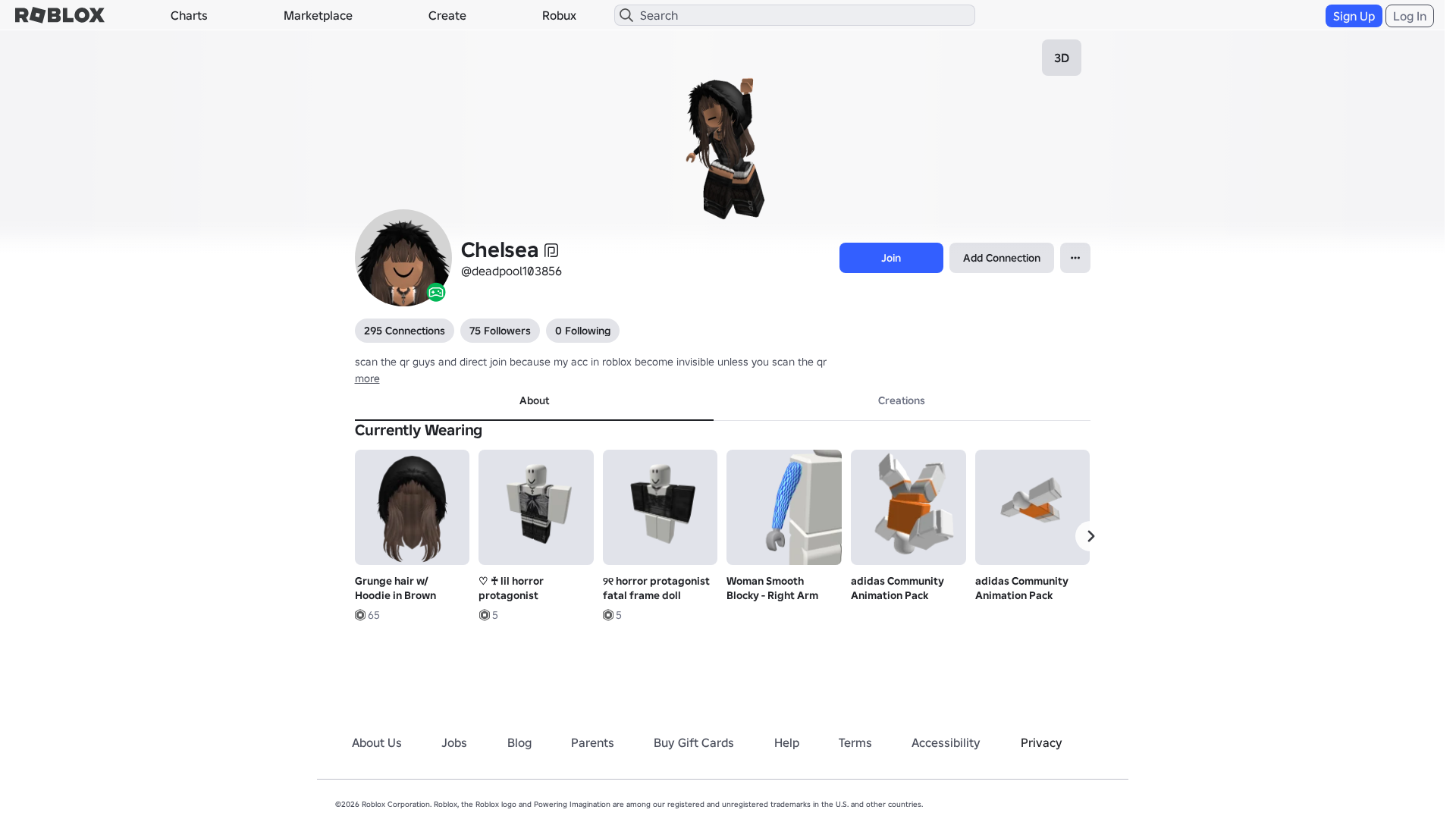 Screenshot of www.roblox.com.ml