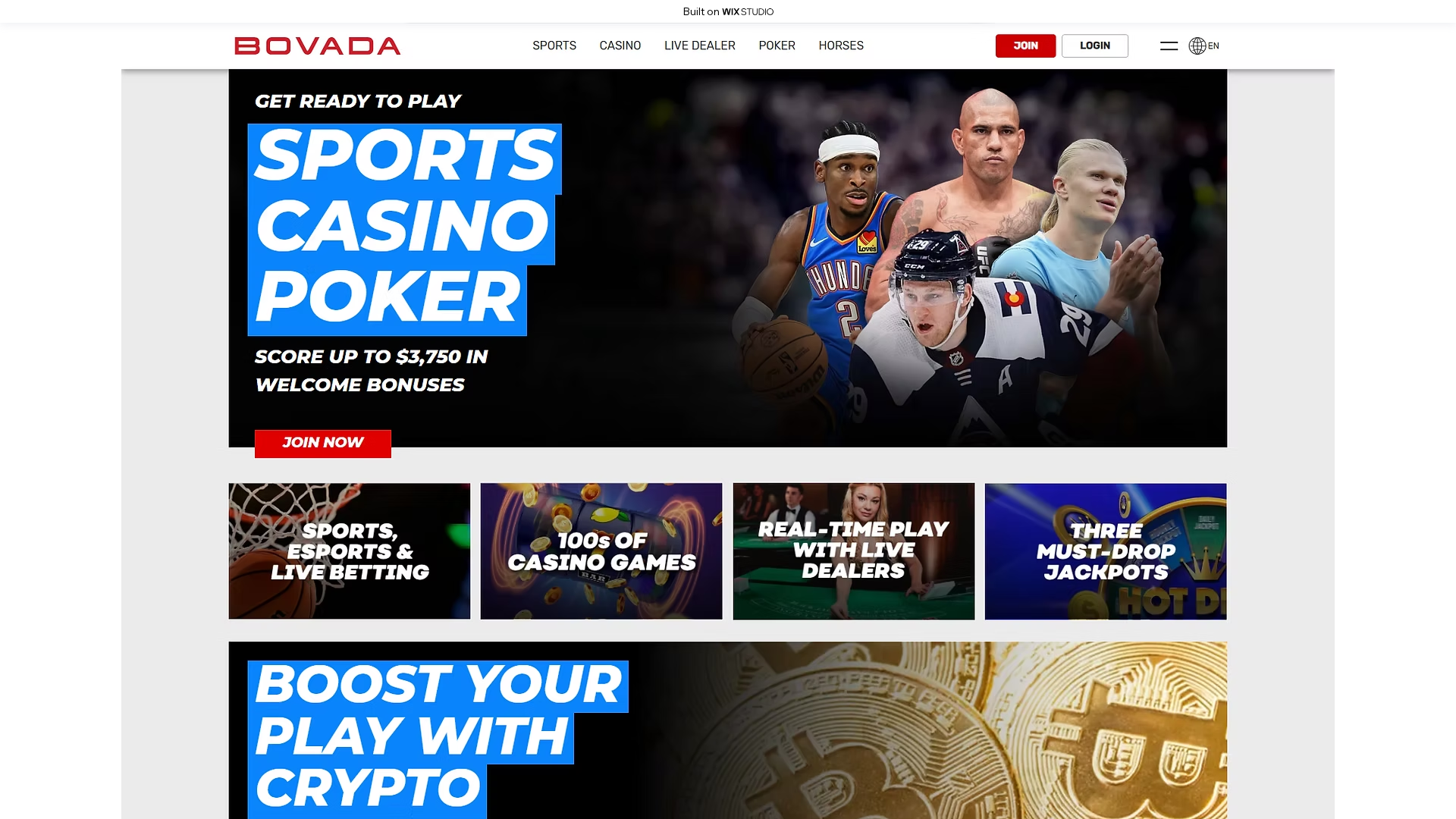 Screenshot of us-bovvada.wixstudio.com