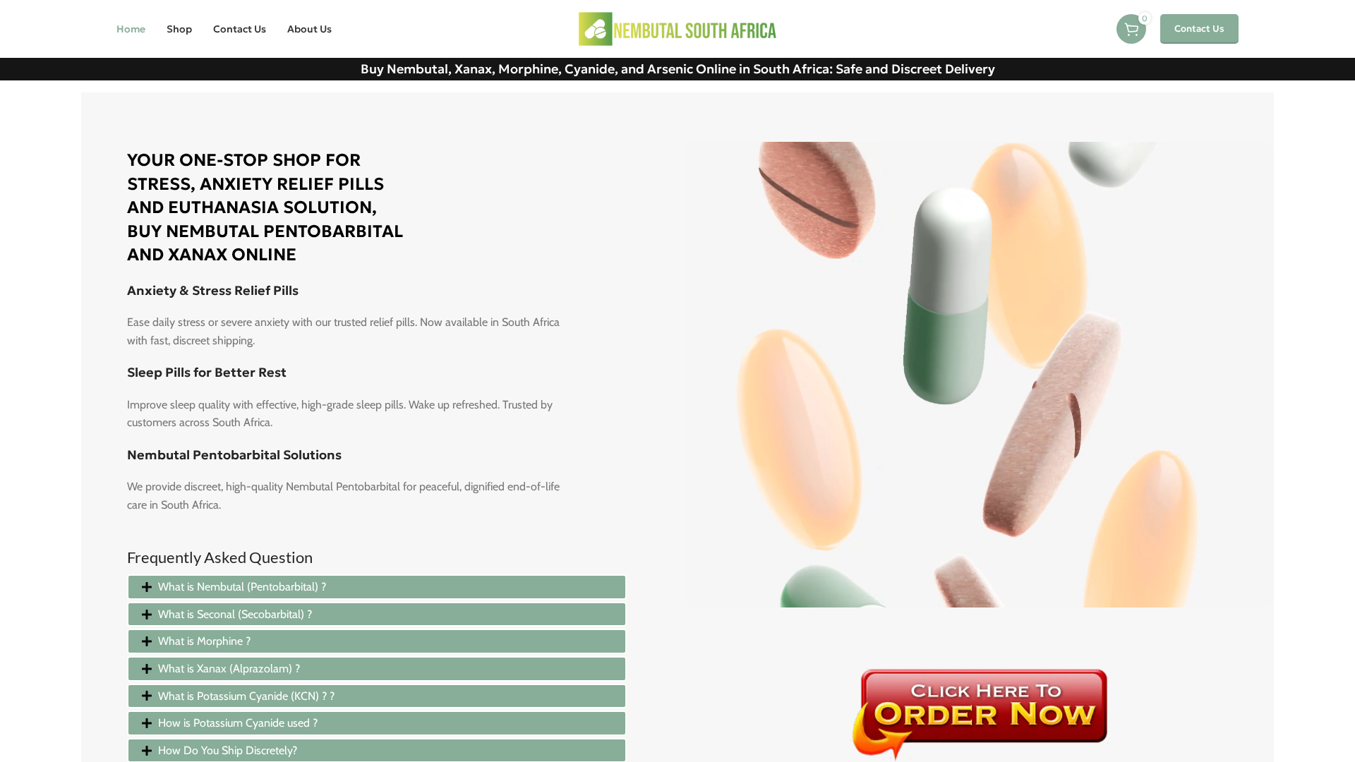 Screenshot of nembutalsouthafrica.org