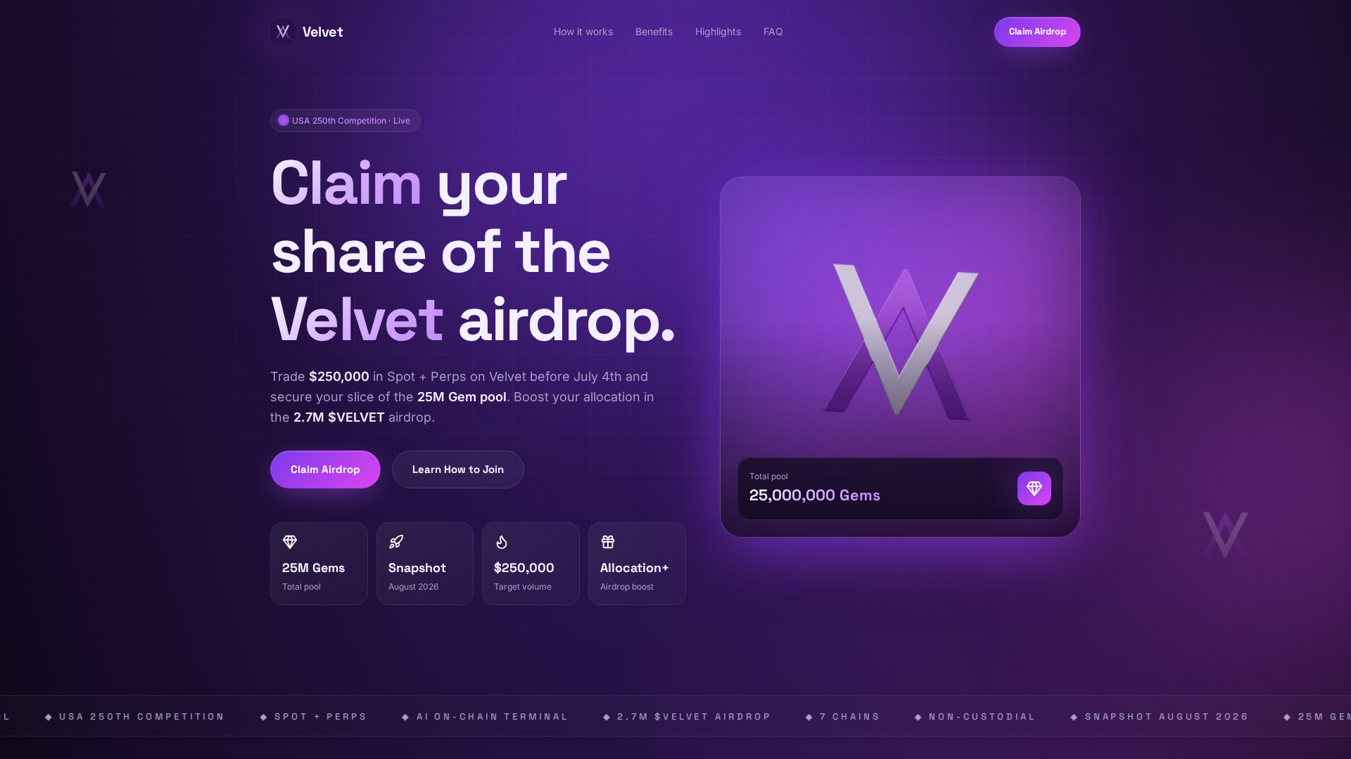 Screenshot of velvefi.top