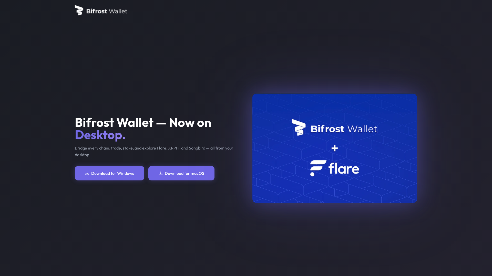 Screenshot of bifrostdesktopapp.io