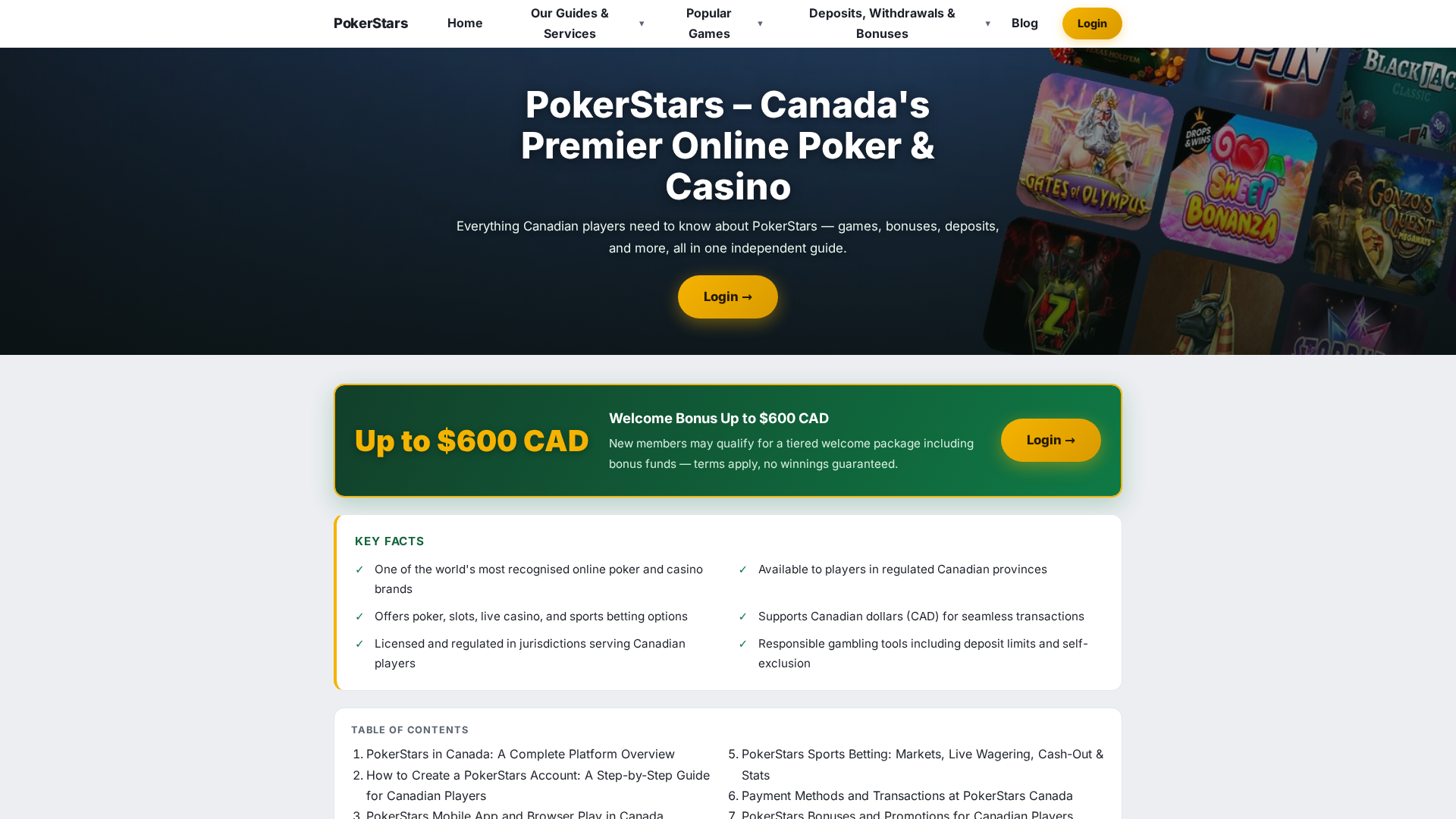 Screenshot of pokerstars-cas.com