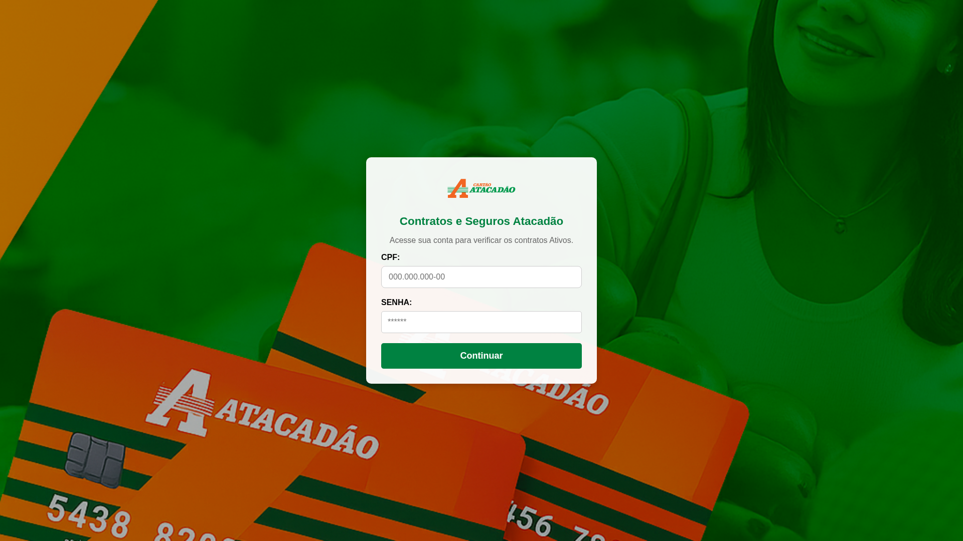Screenshot of atacadaocancelamentoseguros.online