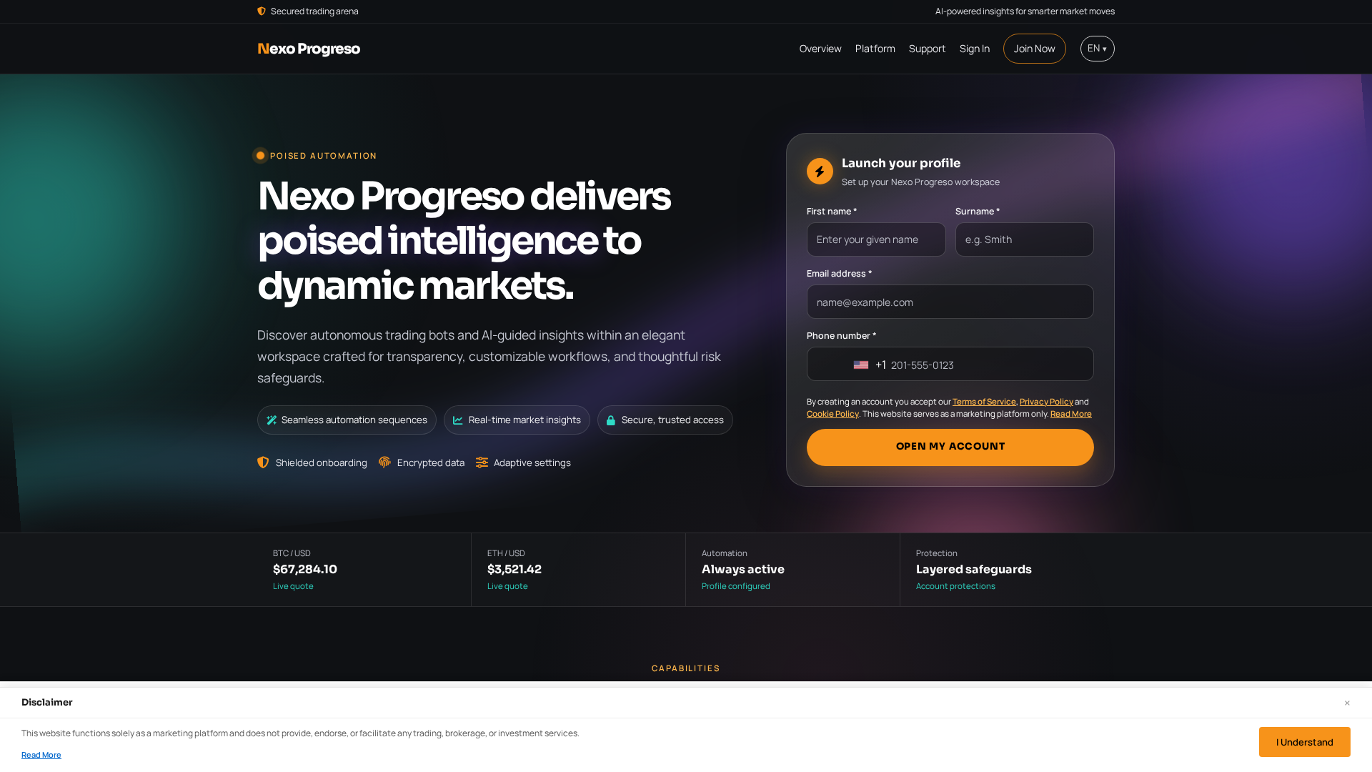 Screenshot of nexoprogreso.digital
