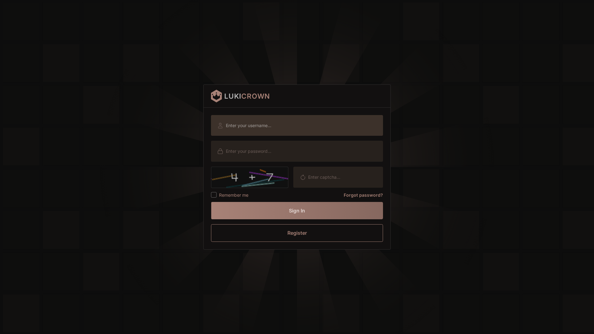 Screenshot of lukicrown.to