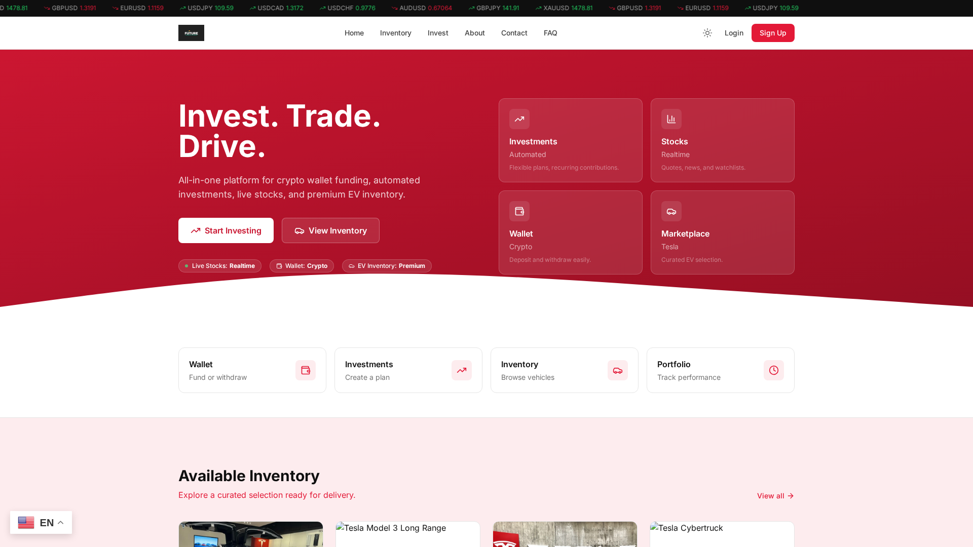 Screenshot of futuretradingoptions.com