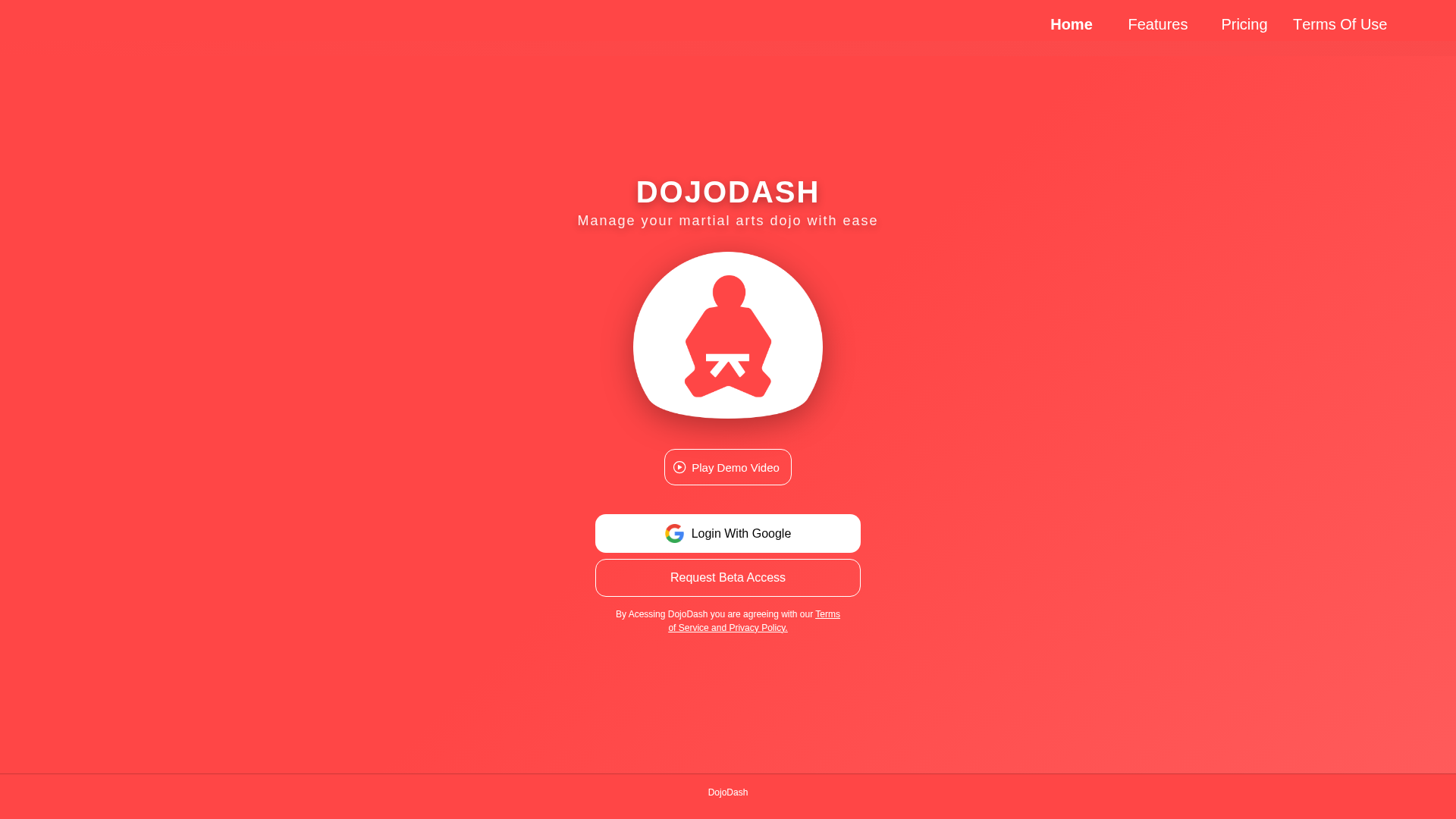 Screenshot of dojodash.app