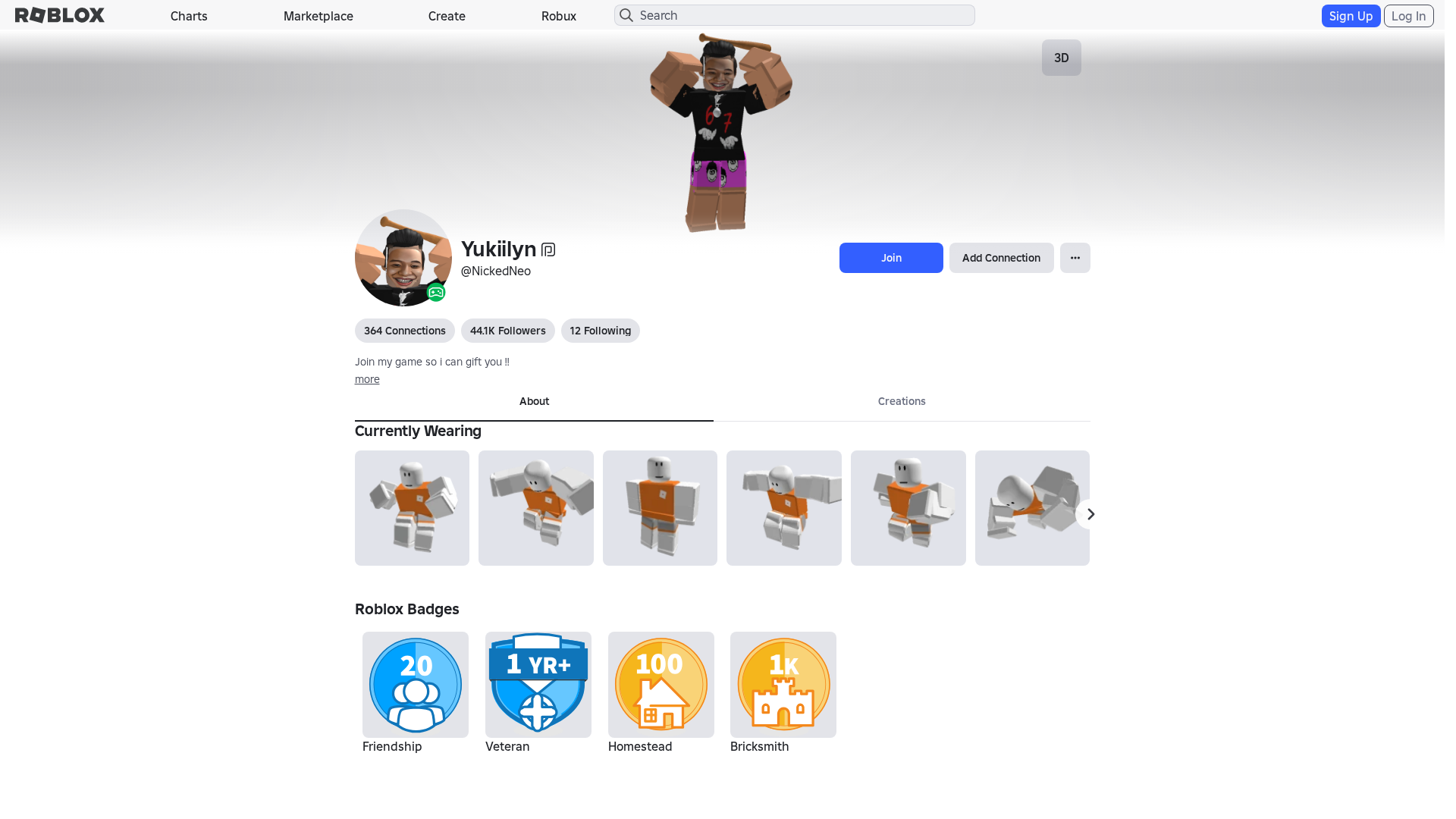 Screenshot of www.roblox.et
