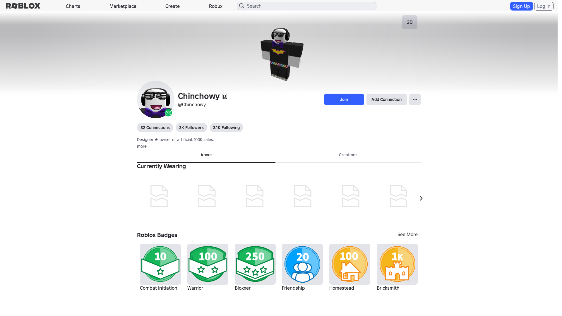 Screenshot of www.roblox.ly