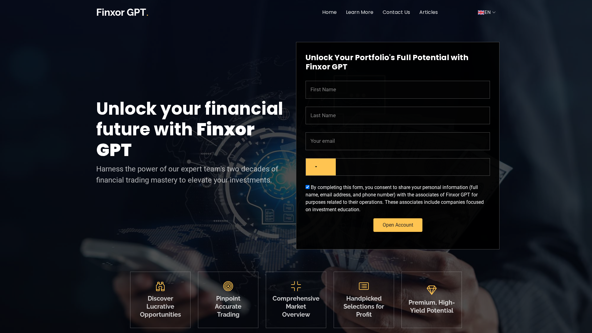 Screenshot of finxorgptapp.org