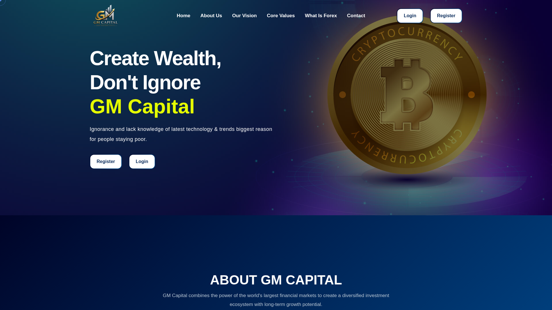 Screenshot of gmcapital.live