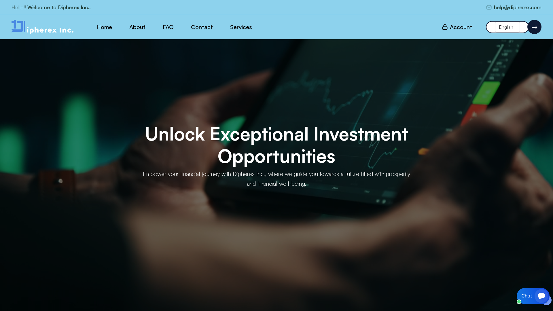 Screenshot of dipherex.com
