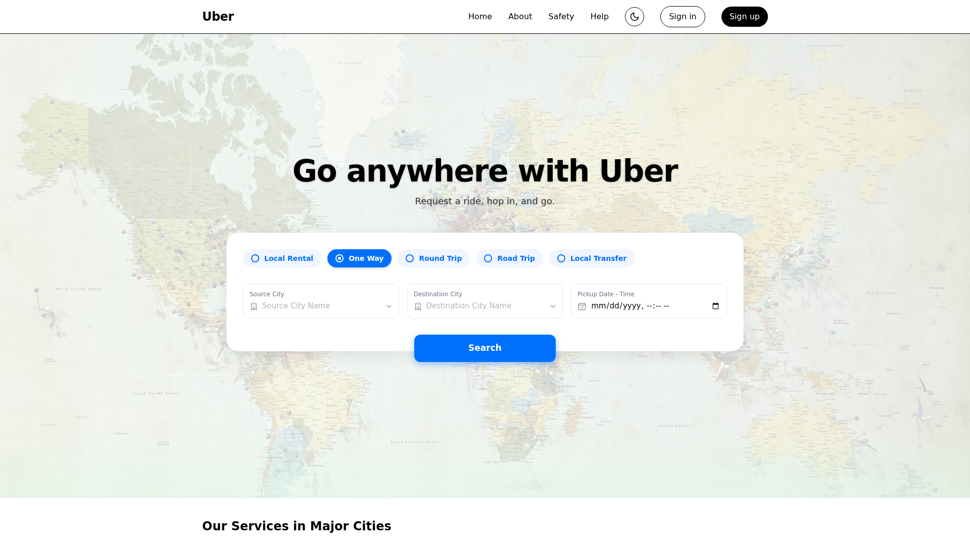 Screenshot of uber-clone-ur.vercel.app