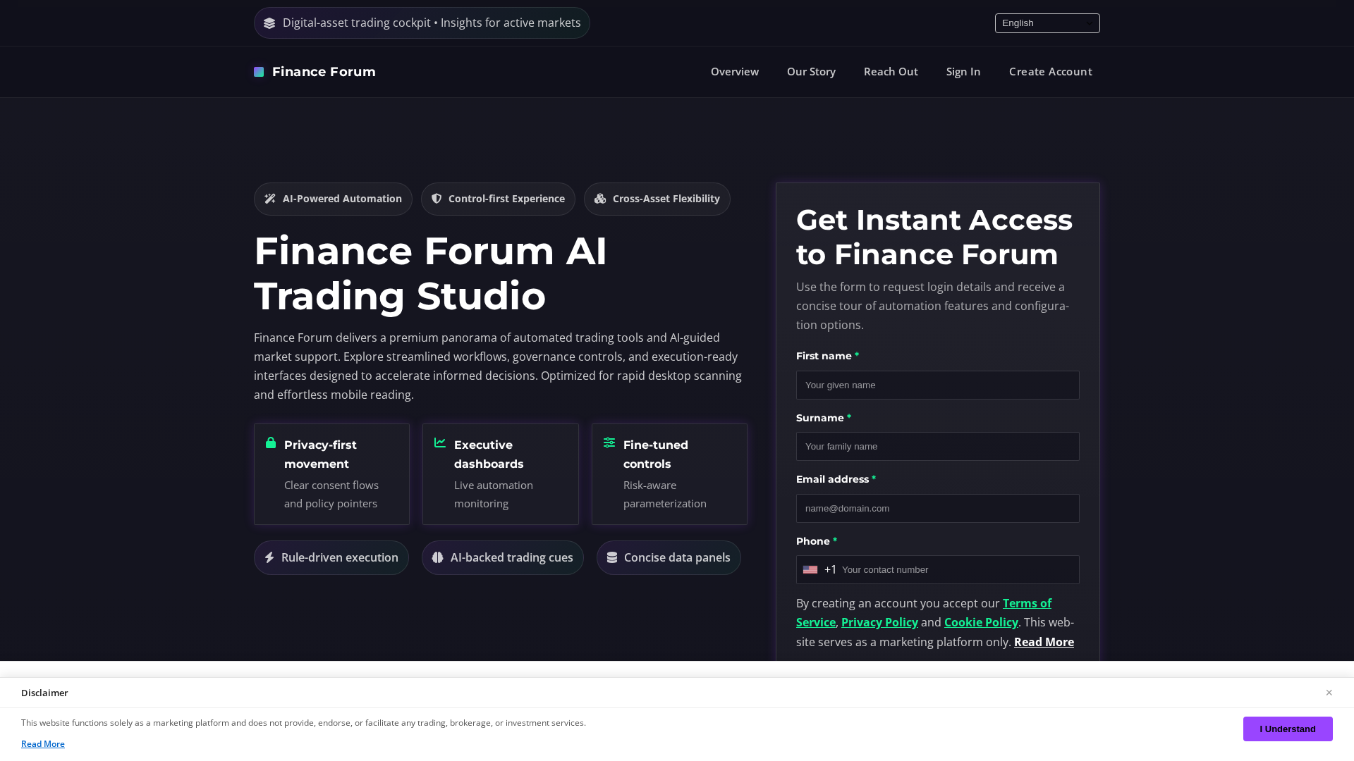 Screenshot of financeforum.click
