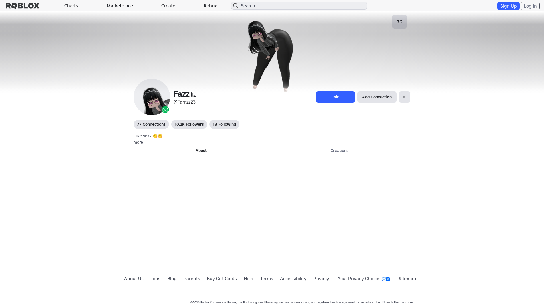 Screenshot of www.roblox.com.bi