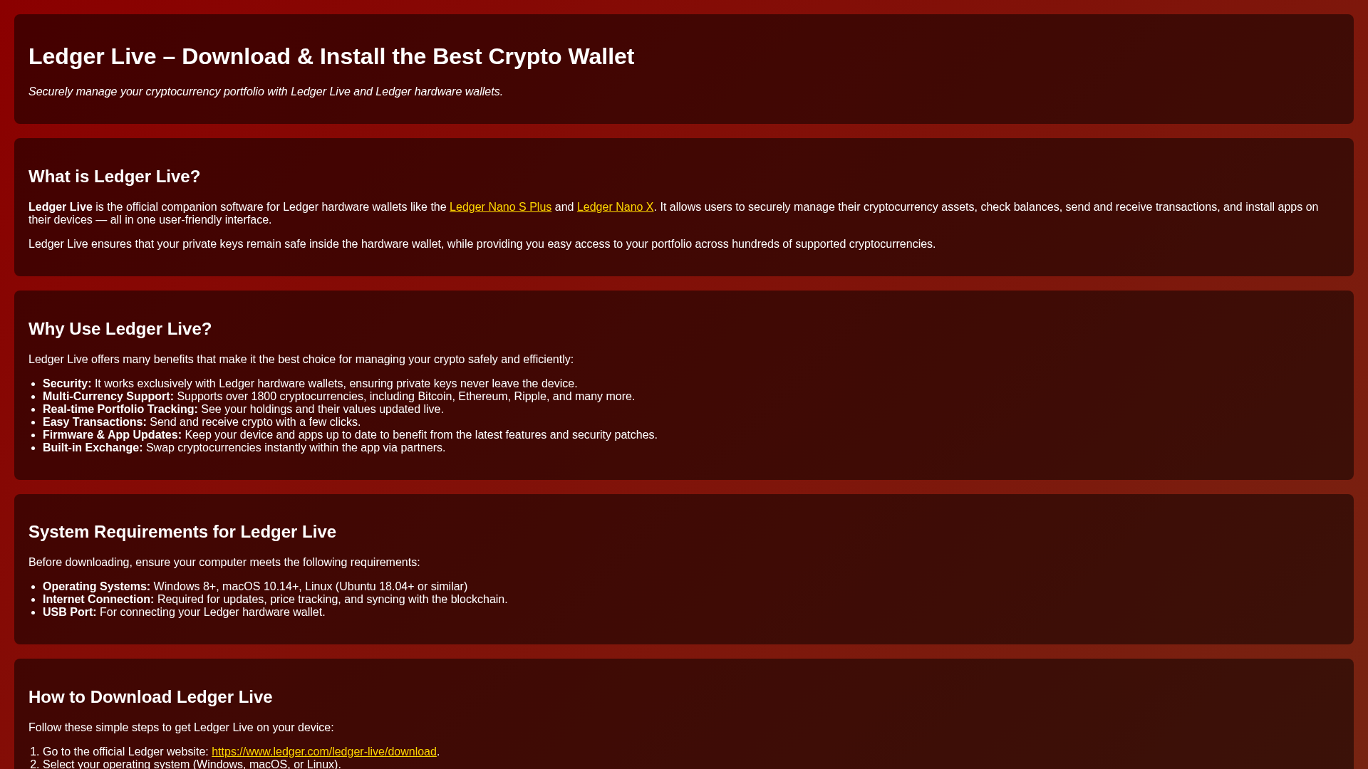 Screenshot of ledger-liveapp--get.pages.dev