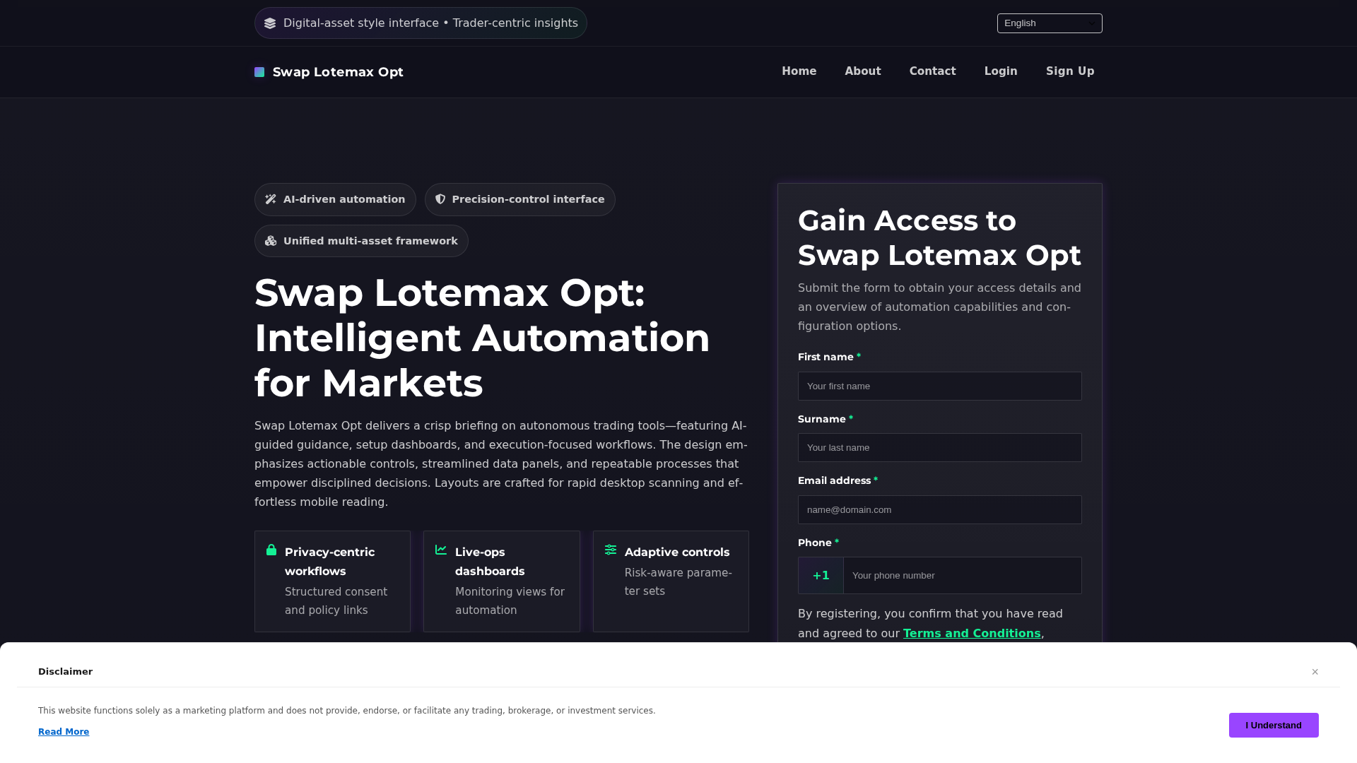 Screenshot of swaplotemaxopt.shop