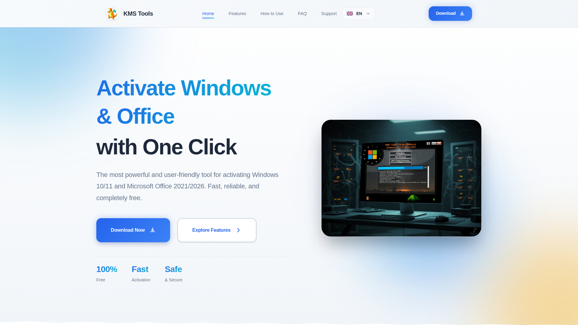 Screenshot of kms-tools.com