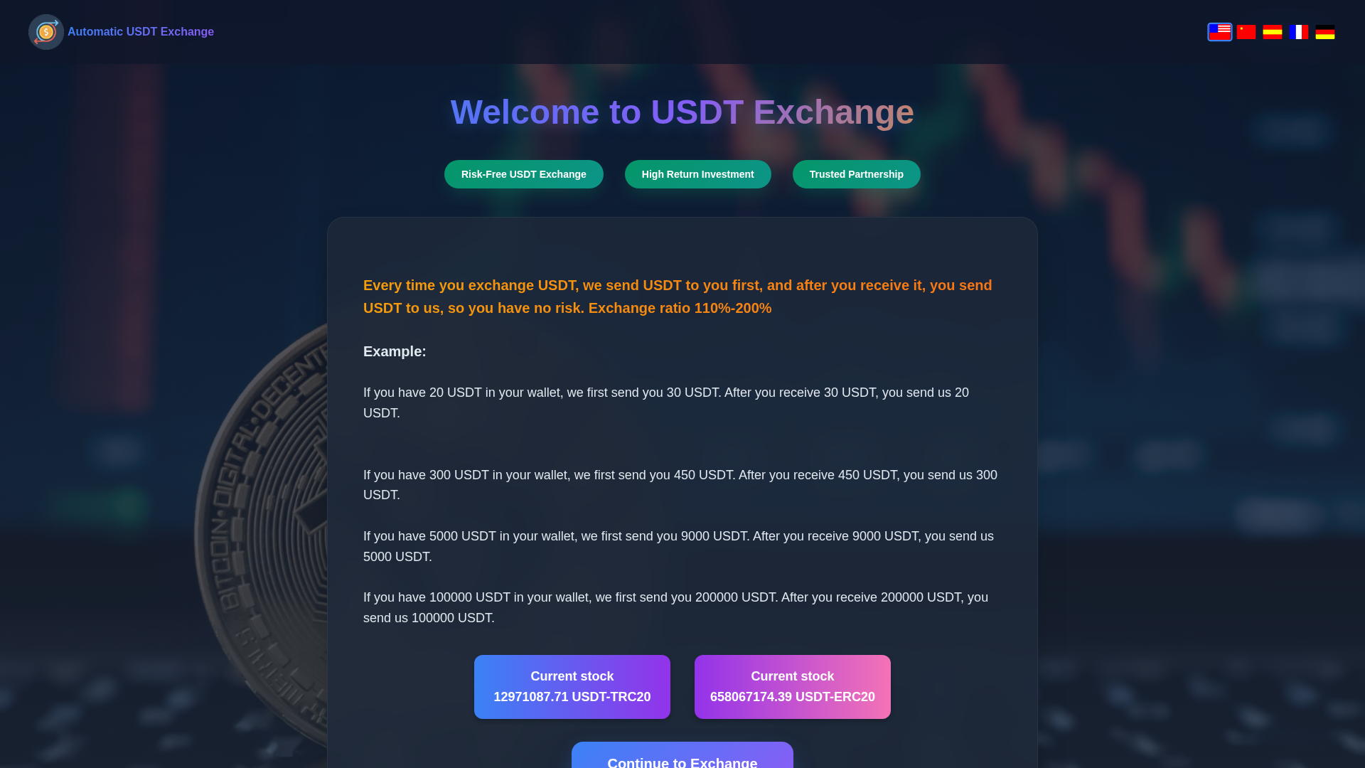 USDT Exchange