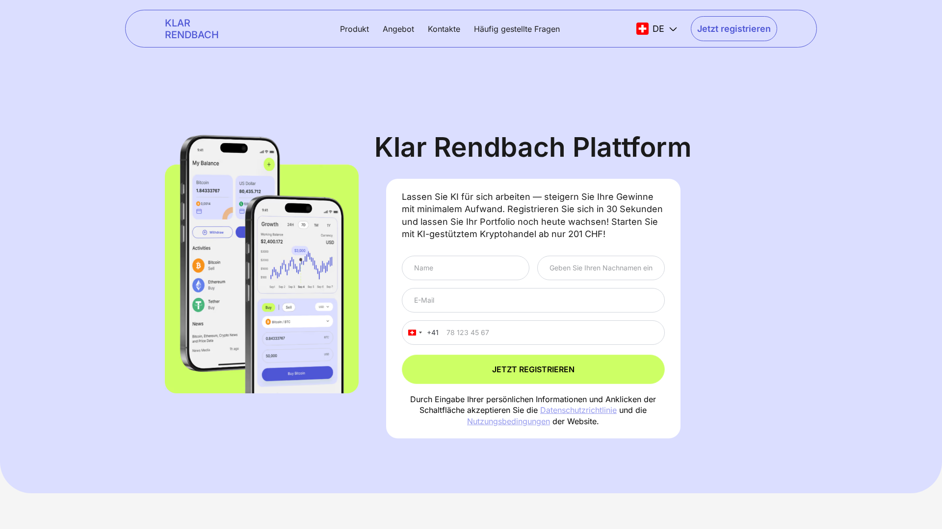 Screenshot of klar-rendbach.com