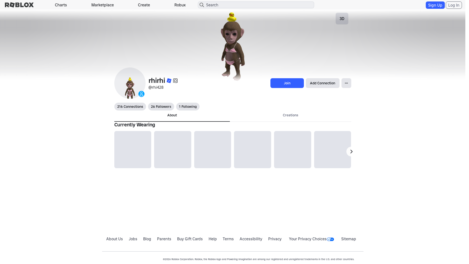 Screenshot of www.roblox.com.bi