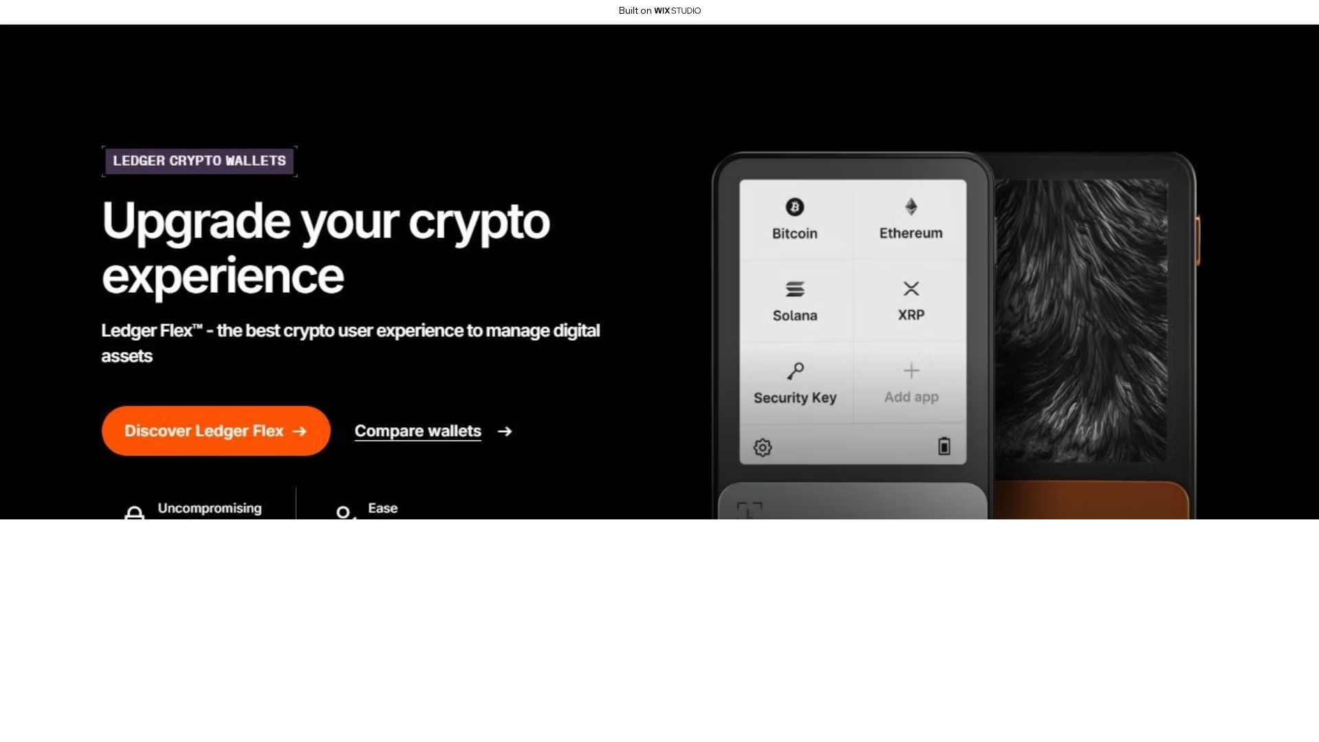 Screenshot of webledgerlive.wixstudio.com