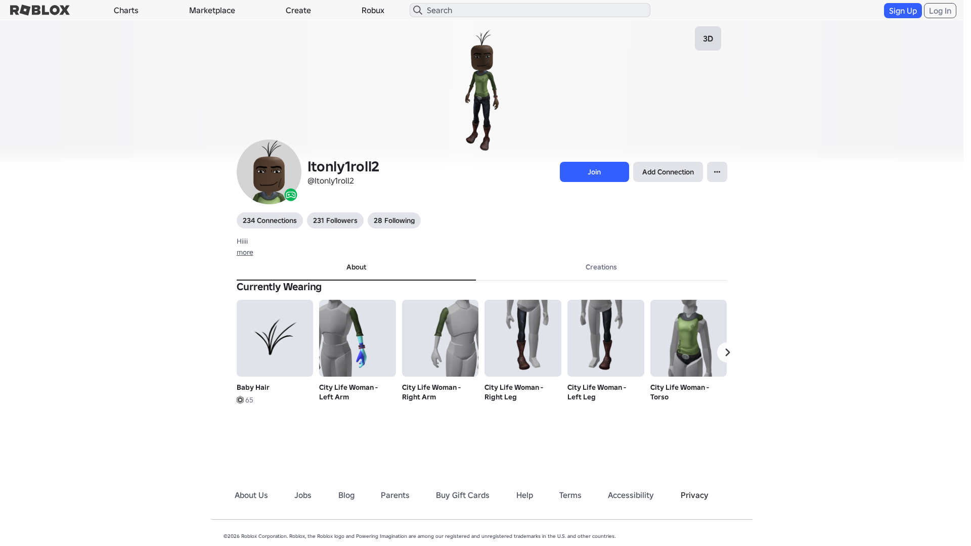 Screenshot of www.roblox.com.am