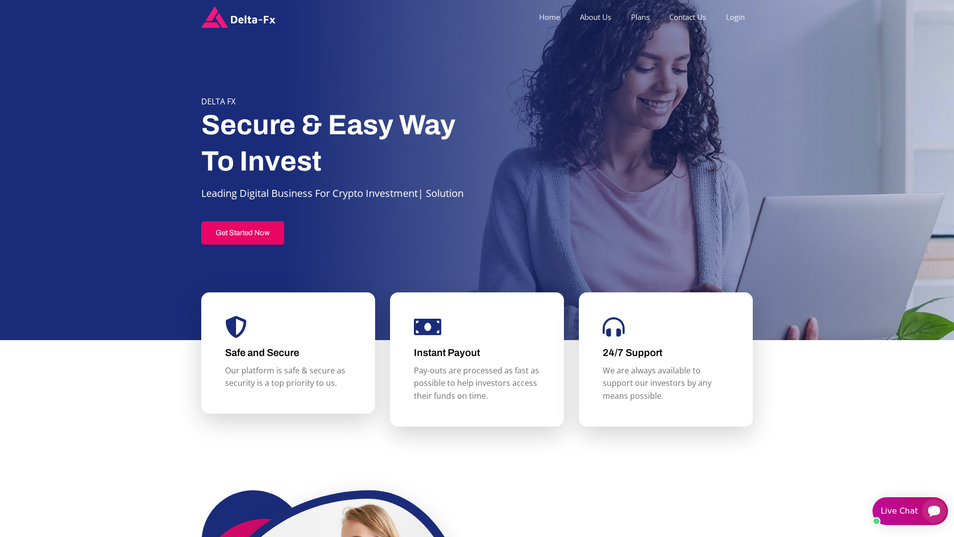 Screenshot of delta-fx.org