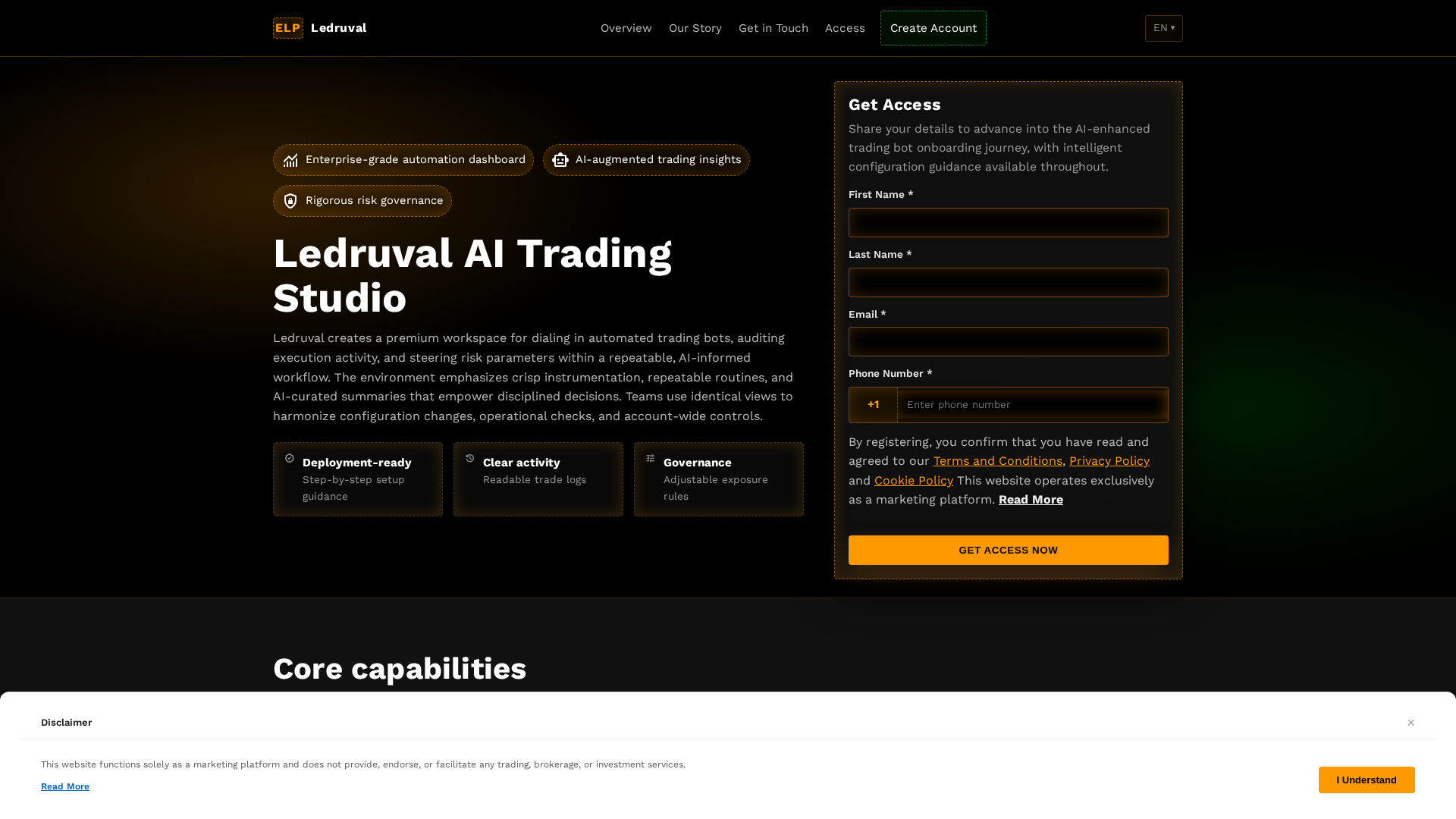 Screenshot of ledruval-app.pro
