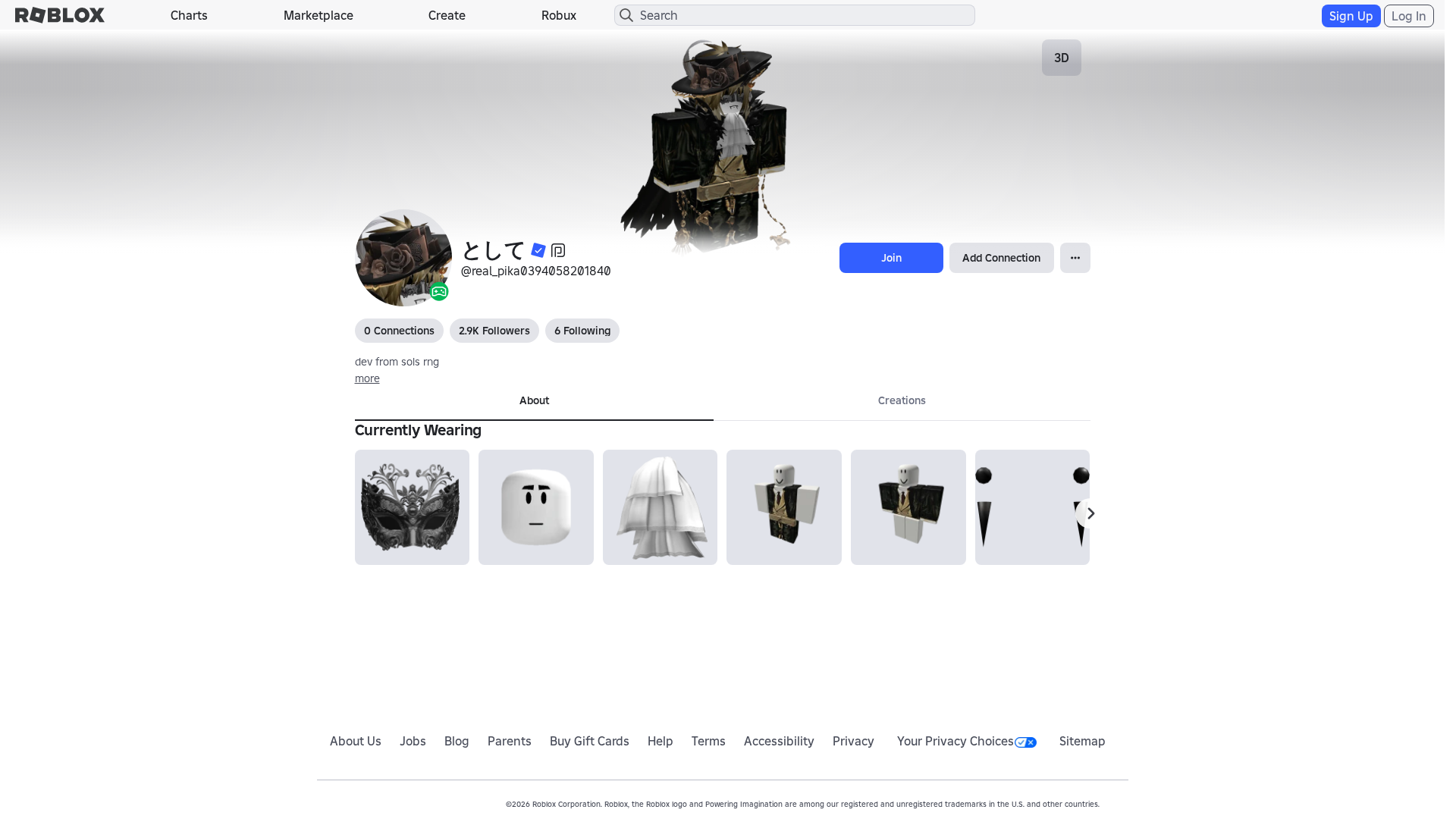Screenshot of www.roblox.com.bi