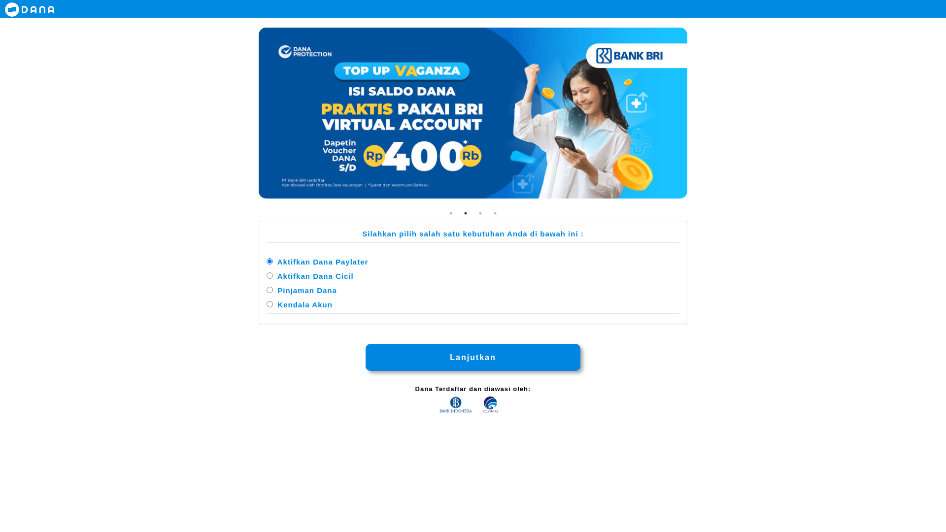 Screenshot of aktifkaan-paylatterr.dwfg.my.id