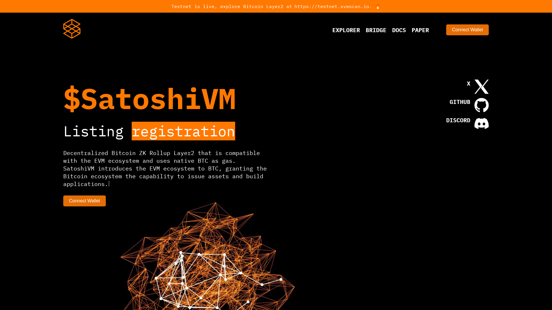 Screenshot of earn-satoshivm.pages.dev
