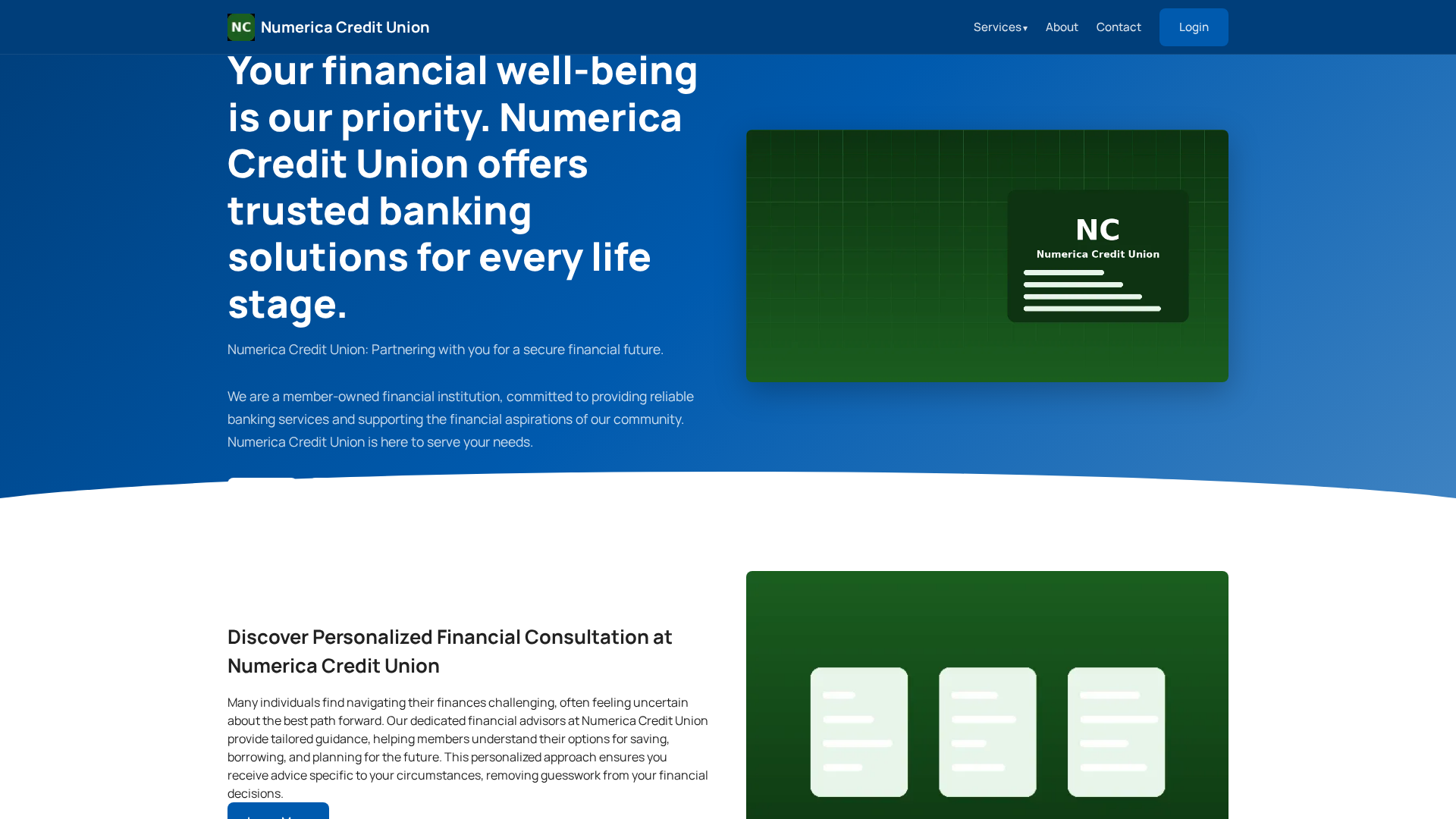 Screenshot of numericafcu.blog