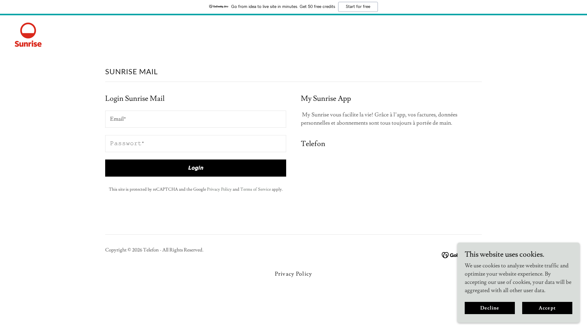 Screenshot of site-h9f6hps66.godaddysites.com
